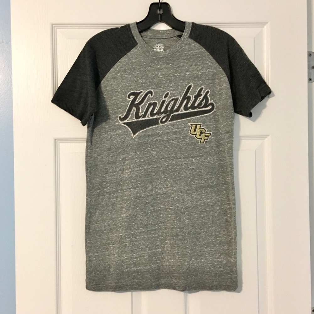 Rivalry Threads Gray & Charcoal "Knights" UCF Short Sleeve Tee
